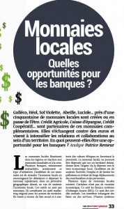 Point Banque Mai 2014 - Monnaies locales