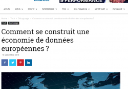 ECO RESEAU BUSINESS VERS UNE ECONOMIE DE LA DONNEE