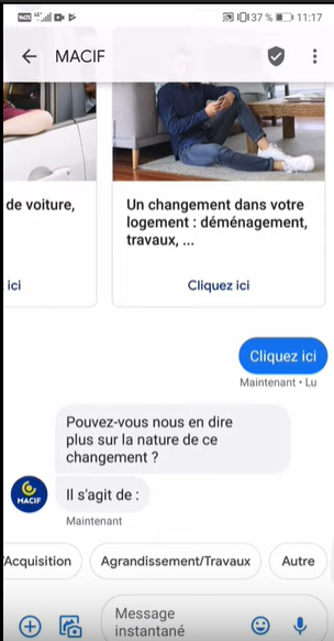 La Macif lance RCS rich communication service